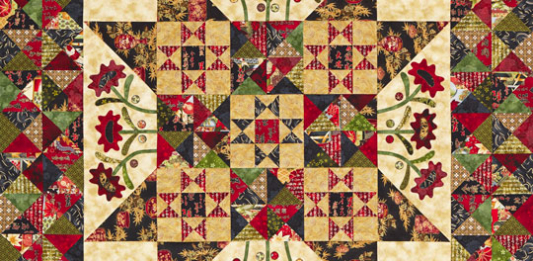 Midnight Blooms Quilt Pattern