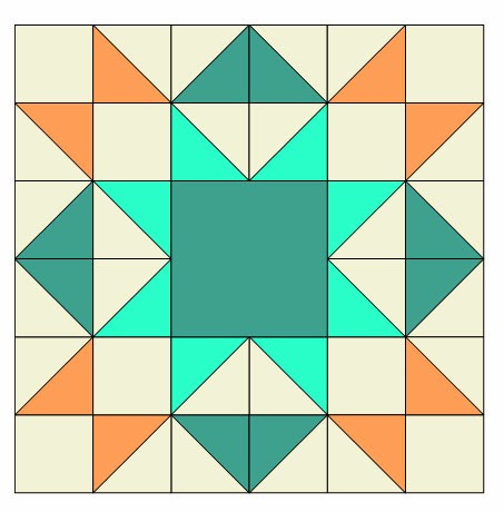 Star Sampler Block Pattern