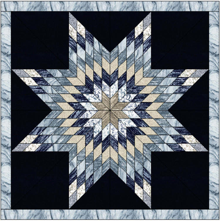 Celestial Star Quilt Pattern