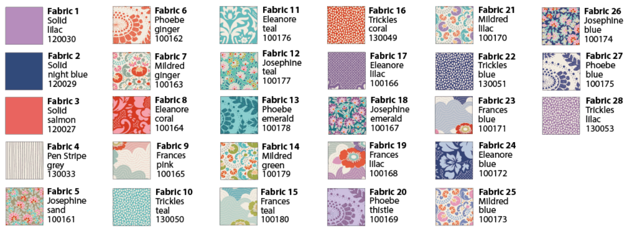 Fan Flower Quilt pattern