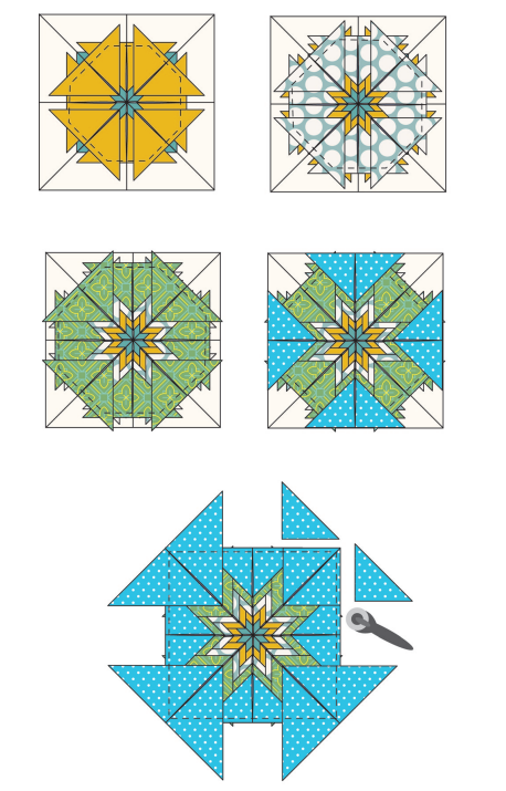 Folded Star Pattern