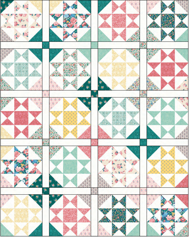 Liberty Merchant Bright's Quilt Pattern