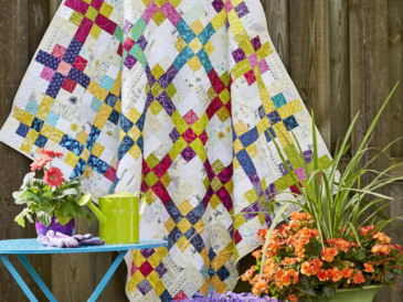 Vivid Grid Quilt Pattern