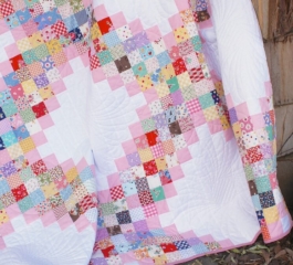 Scrappy Irish Chain Quilt Pattern