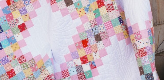 Scrappy Irish Chain Quilt Pattern