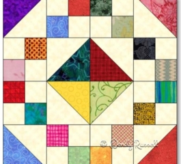Jewel Box Block Free Pattern