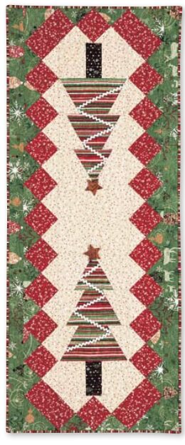  Table Tinsel Table Runner Quilt Free Pattern