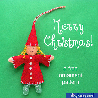 1. Christmas Elf Girl Ornament