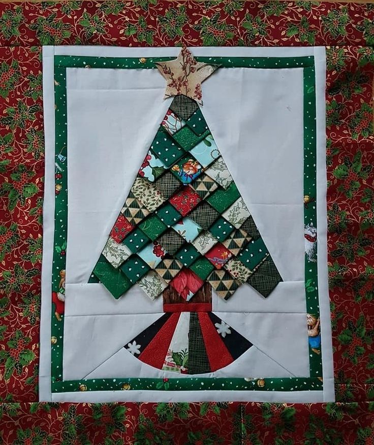 Prairie Point Christmas Tree Quilt