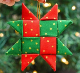 Scandi Stars Christmas Decoration Pattern