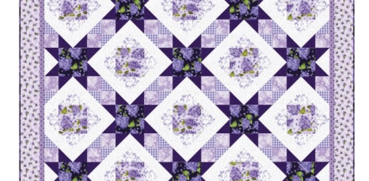 Rosy Stars Quilt Pattern PDF