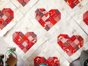 Scrappy Heart Block Pattern