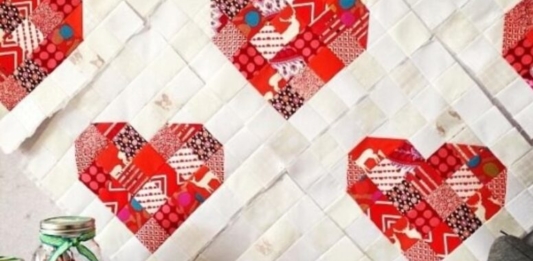 Scrappy Heart Block Pattern