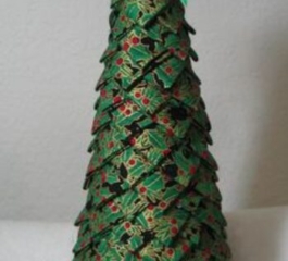 No-Sew “Quilted” Christmas Tree Pattern