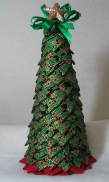 No-Sew "Quilted" Christmas Tree Pattern