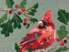 Winter Cardinal: Textile Collage Project