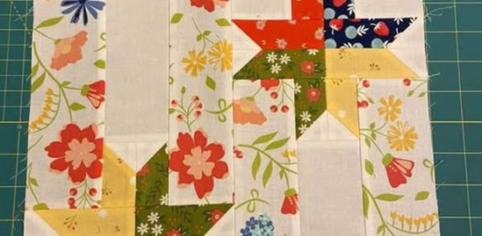 Shooting Star Quilt Block