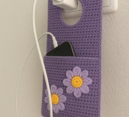 Crochet Cell Phone Charging Holder – Complete Tutorial