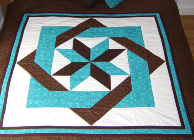 Labyrinth Quilt Block Free Pattern - Quilting Wonders