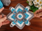How to Crochet a Square-Style Coaster (Supla)