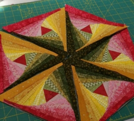 Triangle Log Cabin – The Twisted Log Cabin Quilt Pattern