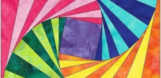Twisted Log Cabin Quilt Block Tutorial