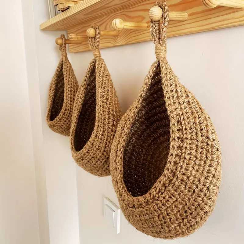 Hanging Crochet Planter Pods Free Pattern