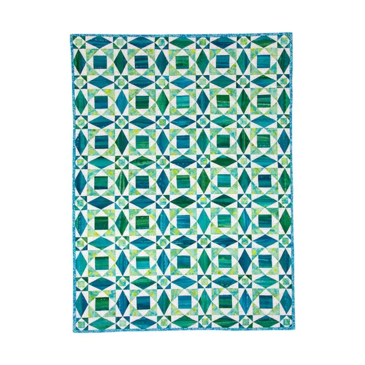 Storm at Sea Throw Quilt Pattern