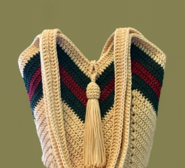 Chevron Bag Crochet Free Pattern