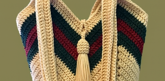 Chevron Bag Crochet Free Pattern