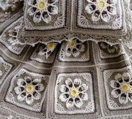 Incredible Flower Square Pattern for Afghan