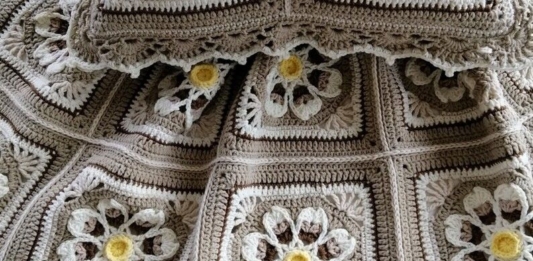 Incredible Flower Square Pattern for Afghan