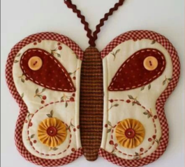 How to Make Beautiful Butterfly Potholders