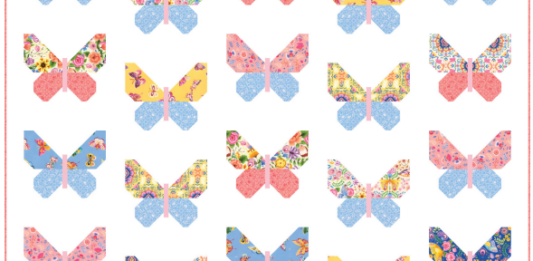 Petite Butterflies Quilt Free Pattern