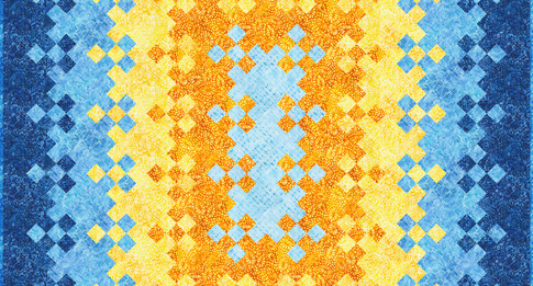 Blooming Nine Patch Quilt
