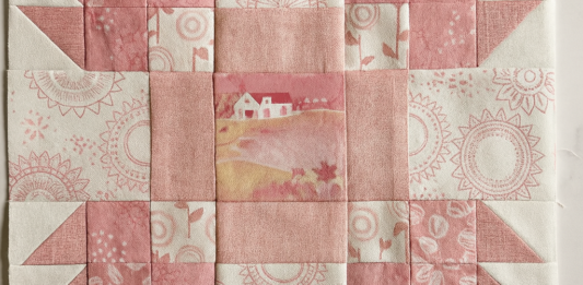 Bear Cubs Round the Campfire Quilt Block Pattern