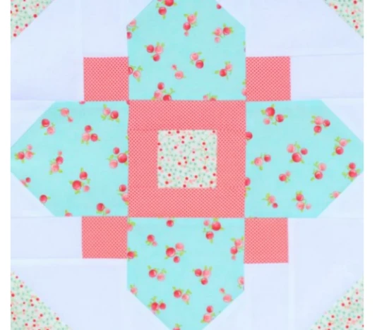 Quatrefoil Quilt Block Tutorial