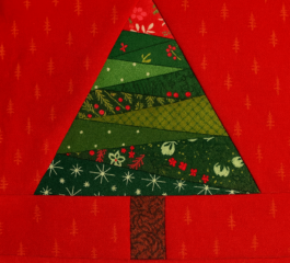 Nordic Pine Quilt Block Full Tutorial