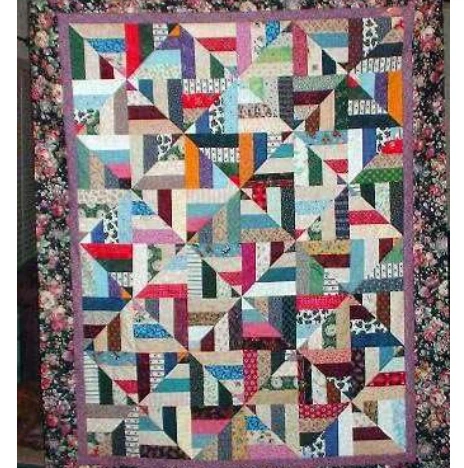 Strip Twist Quilt Pattern