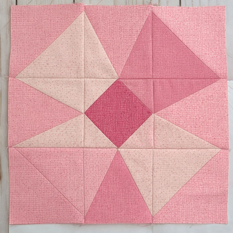 Petal Pusher Block Pattern - Quilting Wonders