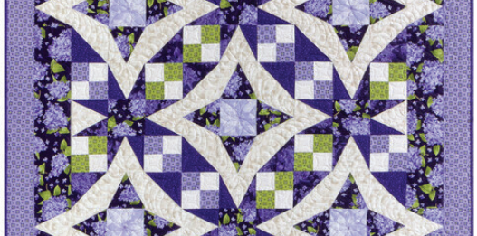 Pansies In Paradise Quilt Pattern