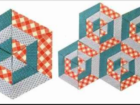 3D Hexagon Block Pattern