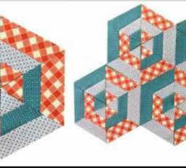 3D Hexagon Block Pattern