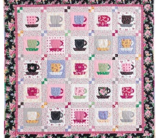 Teacup Quilt Block Pattern