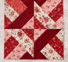 Hidden Wells Quilt Block Free Pattern