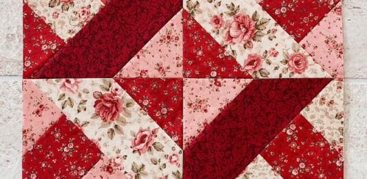 Hidden Wells Quilt Block Free Pattern