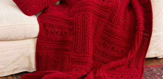Crochet Divine Textured Throw & Pillow Pattern