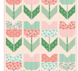 Gardening Girl Tulip Quilt Pattern