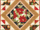 Framed Poinsettias Holiday Mini Pattern