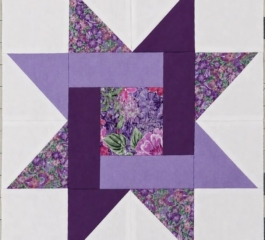 16-Patch Star Block Pattern